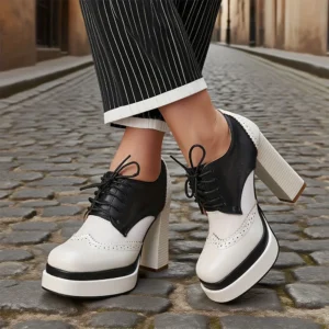 Vintage Oxford Platform Heels