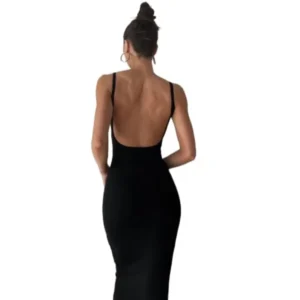 Backless Elegant Maxi Dress