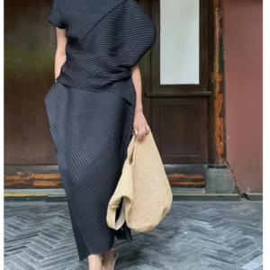 Unique Minimalist Two-Piece Dress Set