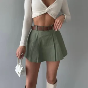 Women’s Pleated Mini Skort