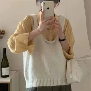 Women's Soft Knit Sweater Vest